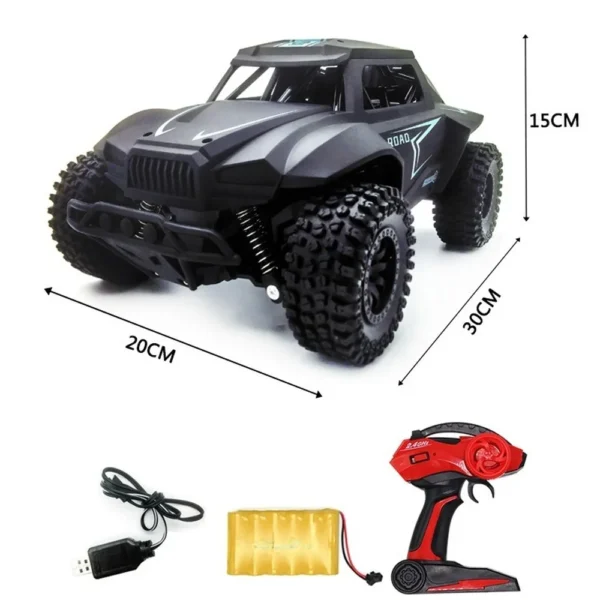 2.4G RC Toy Monster Truck High-speed Children's Electric Remote Control Car Drifting Off-road Model Toys for Kids