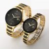 Rado Round Couple Watch | Perfect Gift for Couples - Gold Black