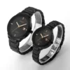 Rado Round Couple Watch | Perfect Gift for Couples - Black