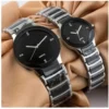 Rado Round Couple Watch | Perfect Gift for Couples - Grey Black