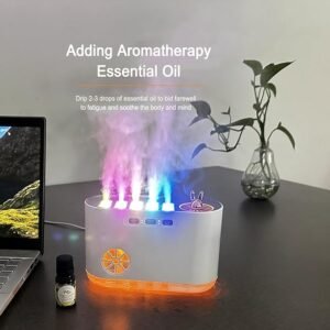 Colorful Flame Aromatherapy Humidifier