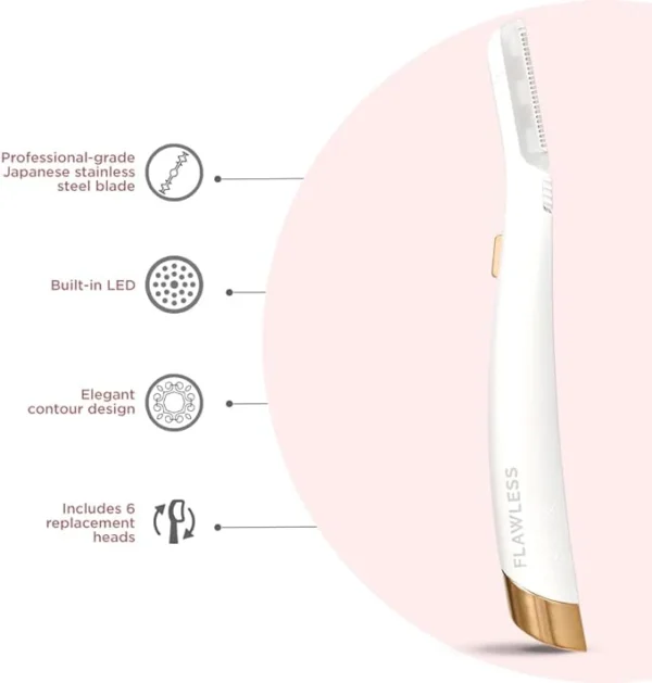 Flawless Dermaplane GLO Facial Hair Remover