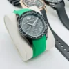 Men’s Round Wrist Watch – Classic Design, Timeless Precision - Green | Black